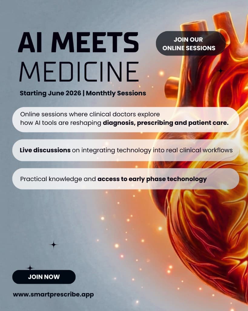 AI Meets Medicine — monthly online sessions starting June 2026